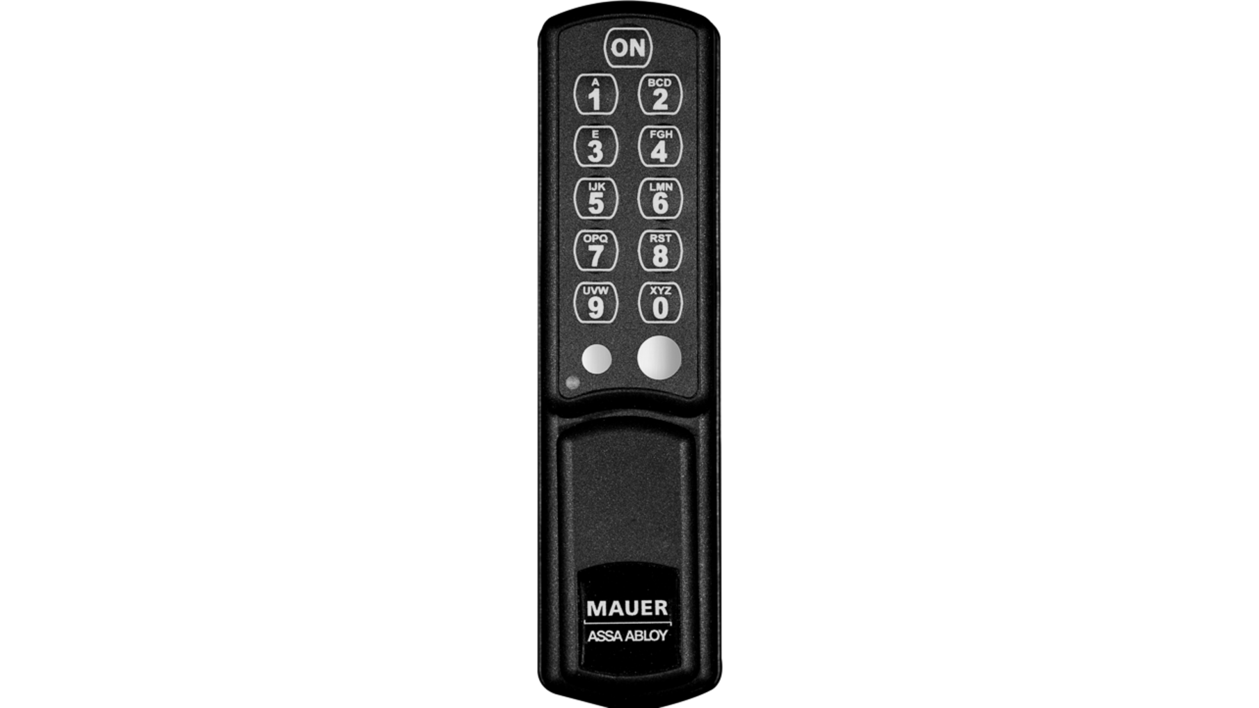 Mauer ELLcam pincodeslot, verticaal, zwart, wisselend gb
