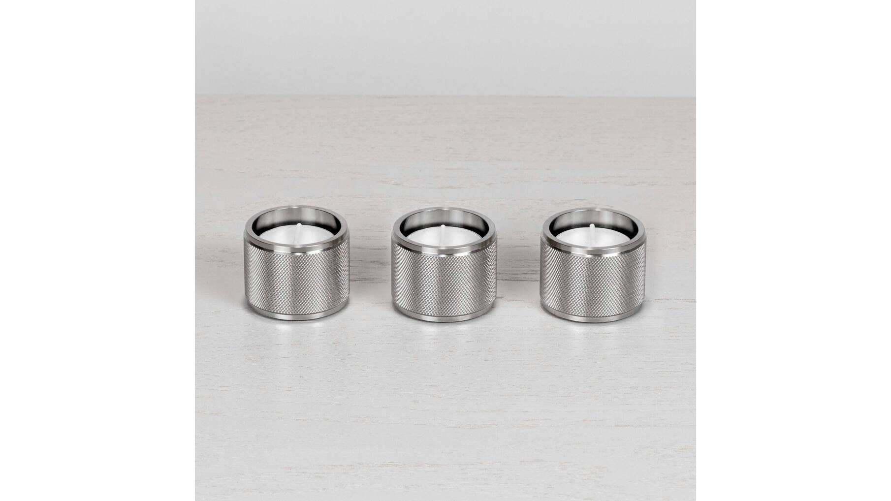 Tealight Candle Holder/Triple/Steel