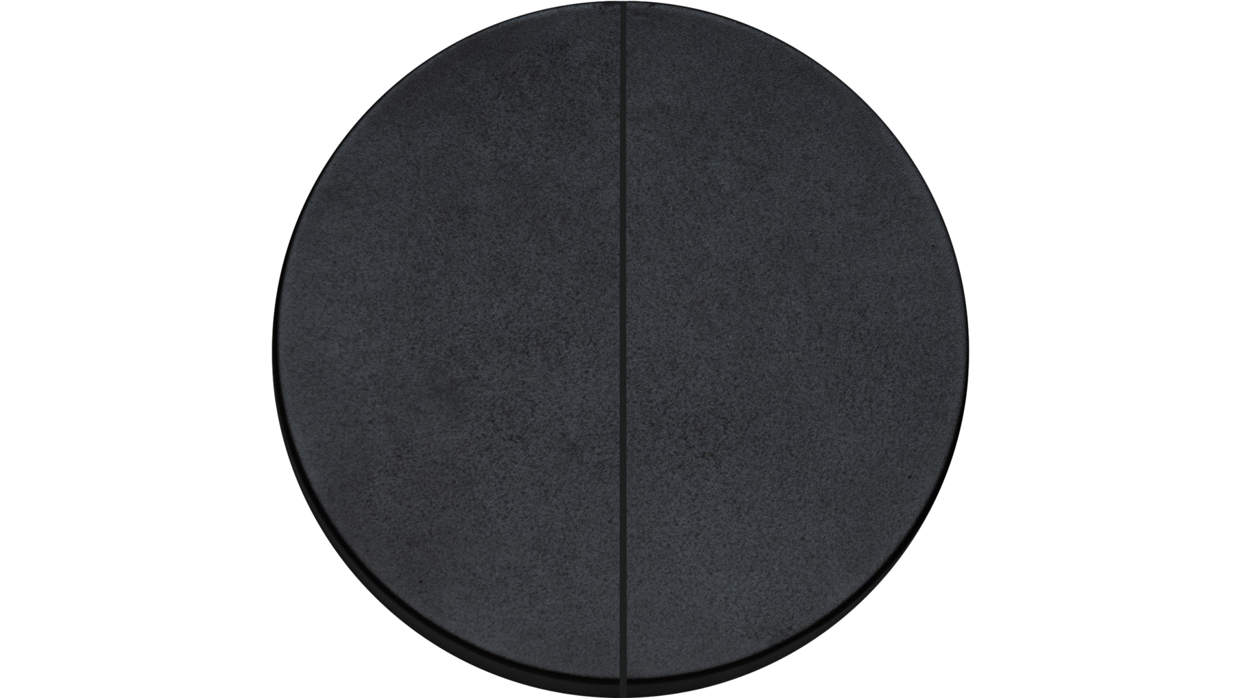 Rond 2.0 Double Two-way switch -t.less - black alu