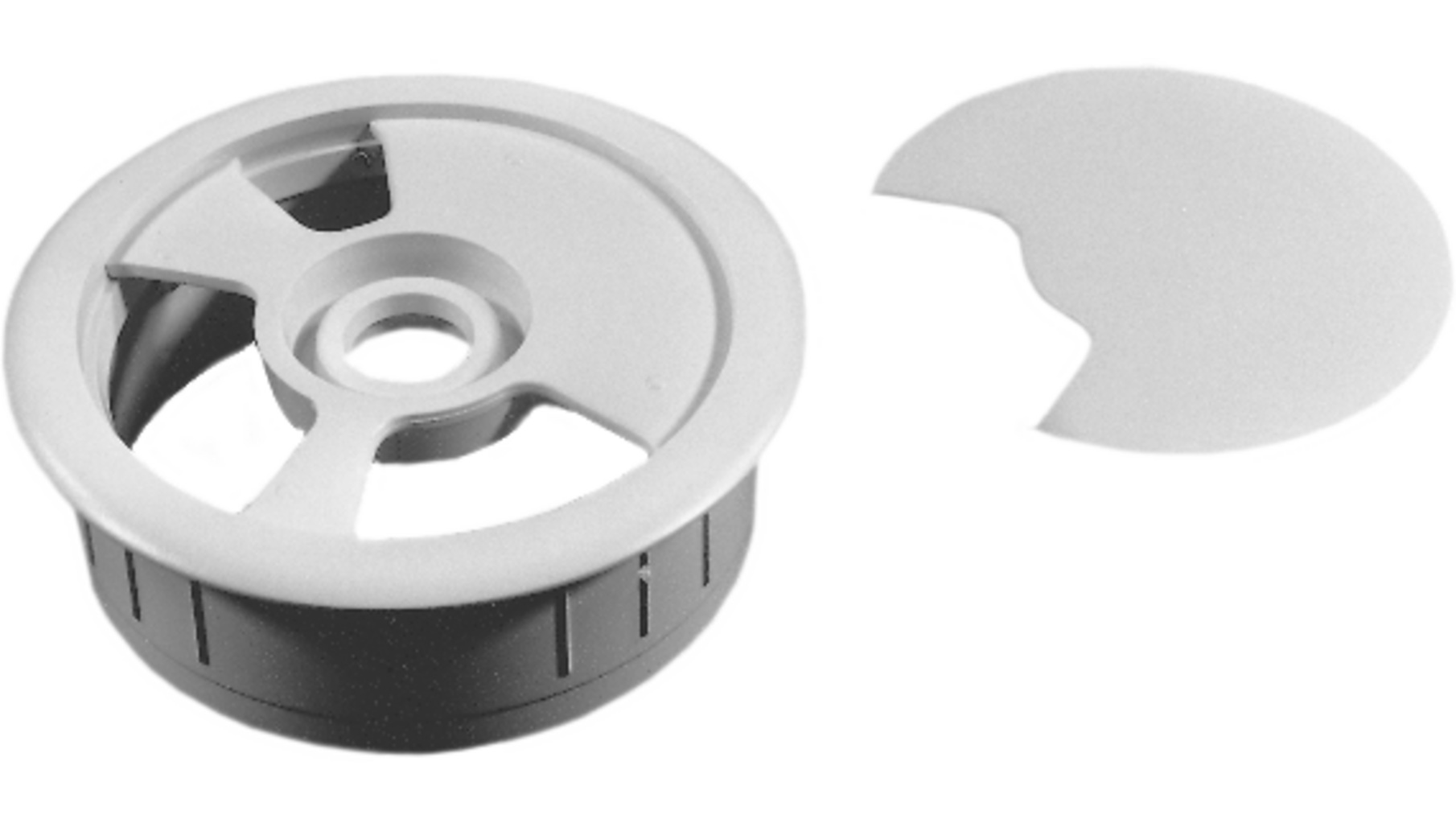Kabeldoorvoer 60mm zwart