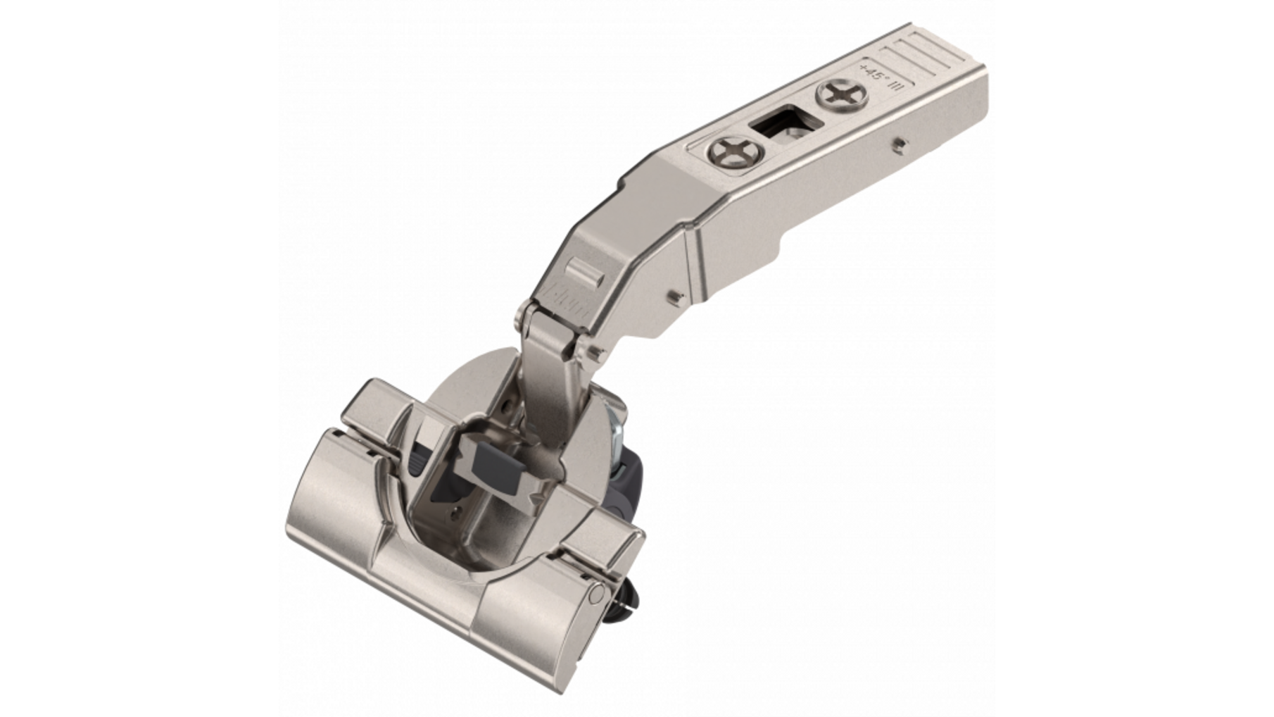 CLIP top BLUMOTION 95° scharnier onder hoek van +45°