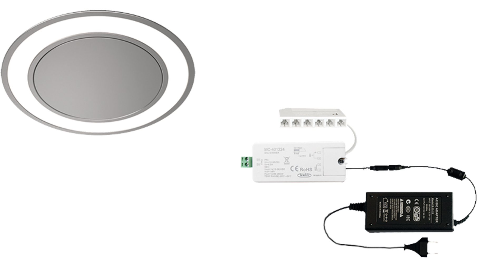 5 x Holl TH Edel. Look 24V + MC-Easy basis + Driver 36W
