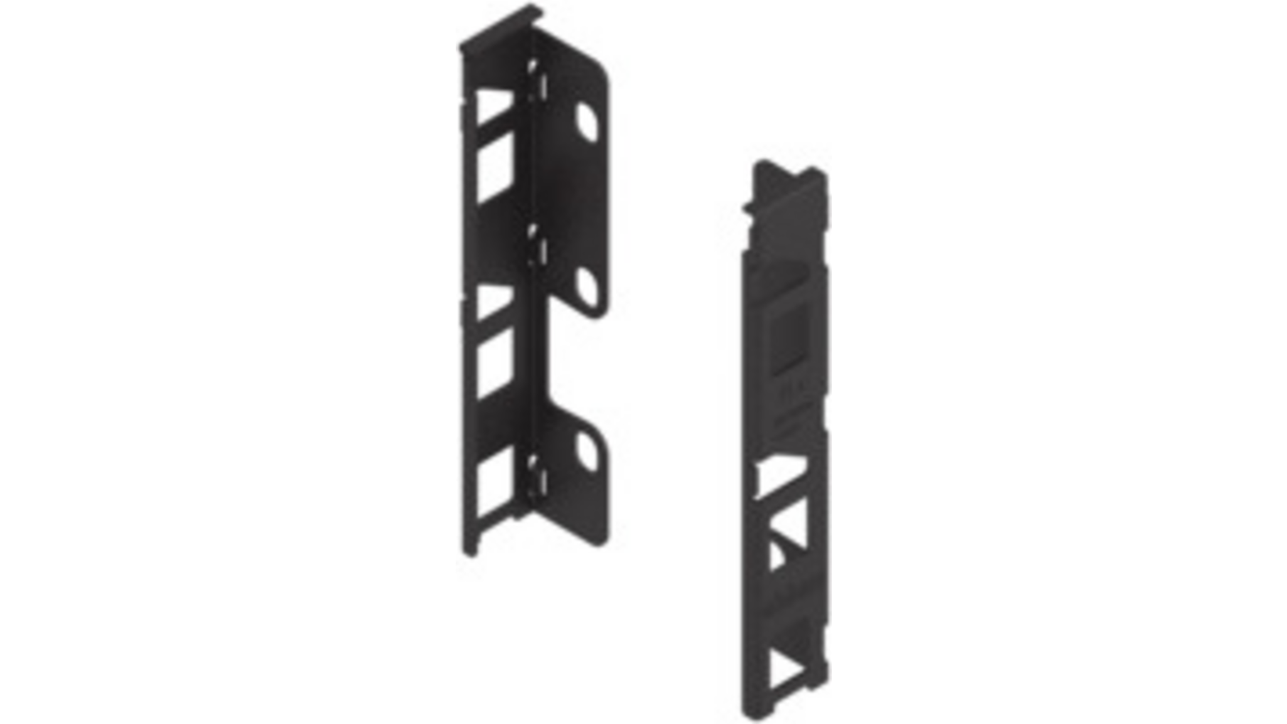 Achterwandhouderset legrabox, K-hoogte, terrazwart