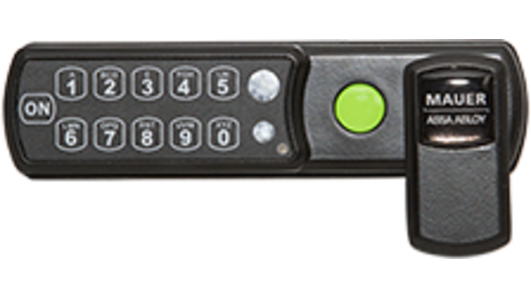 Mauer ELLcam pincodeslot horizontaal links, zwart