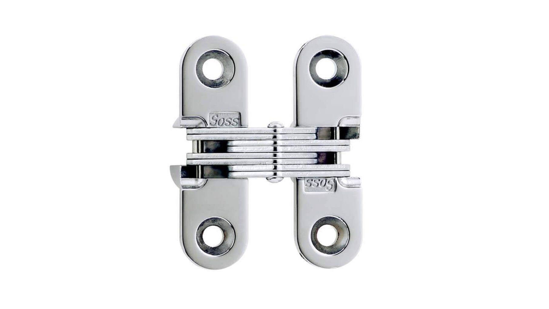 SOSS scharnier mat nikkel 44.5x13mm