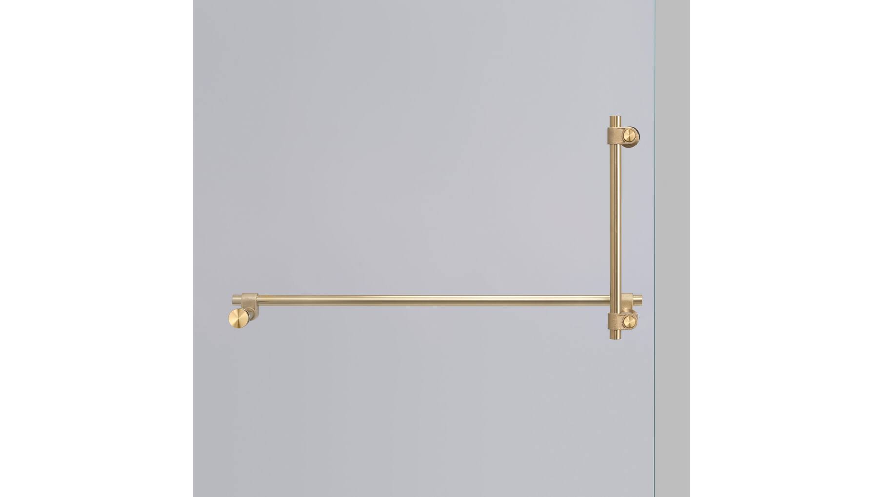Towel Rail + Pull Bar /600Mm + 300Mm/Brass