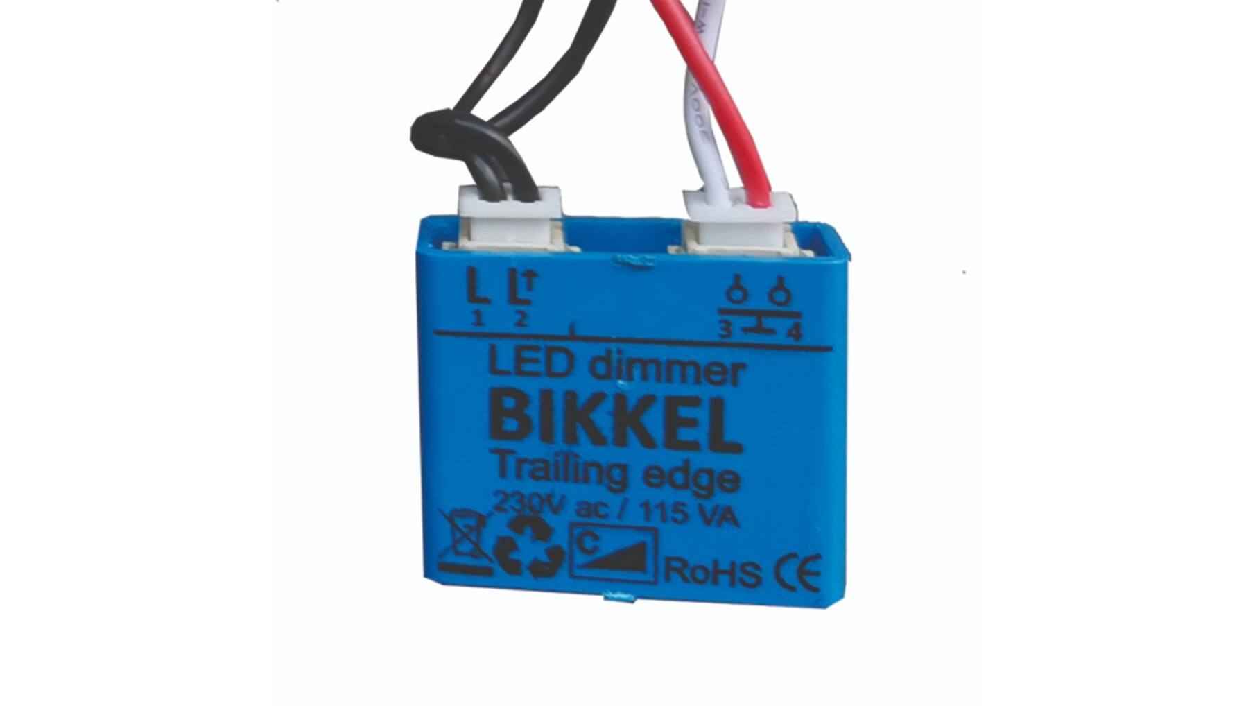 Micro inbouw LED fase afsnijdimmer  max.100W
