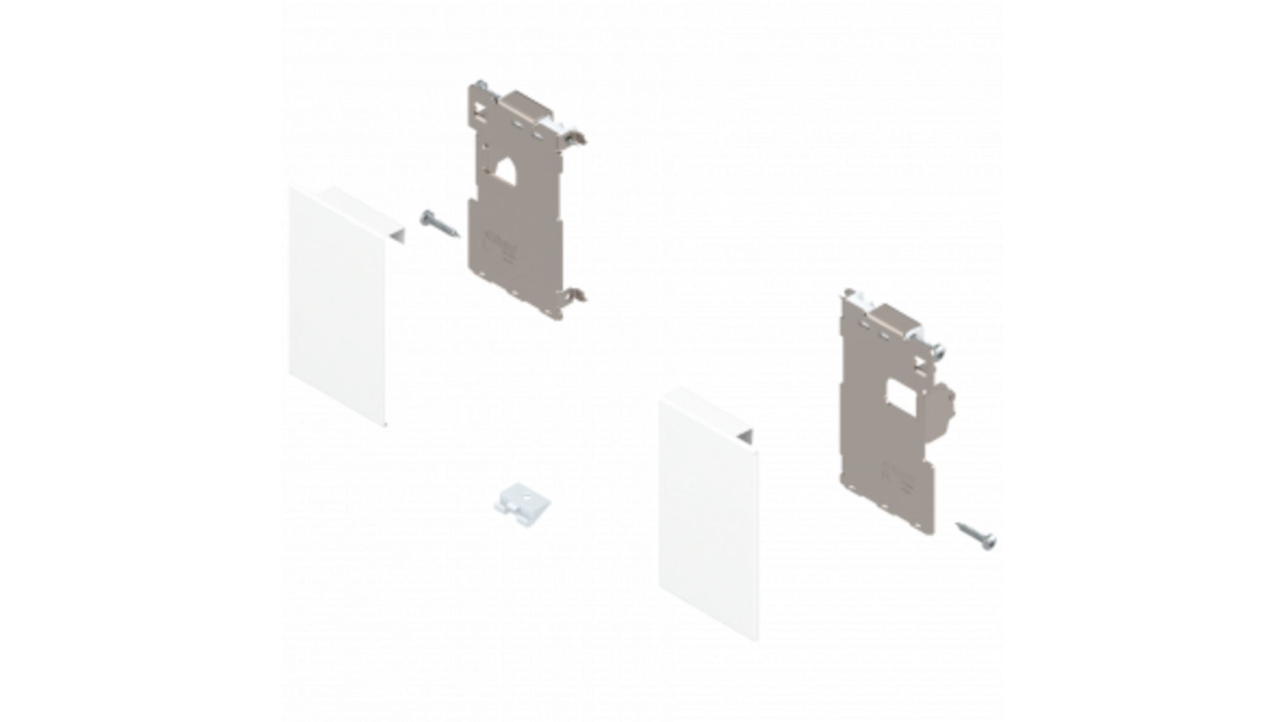 Legrabox fronthouderset M, zijdewit