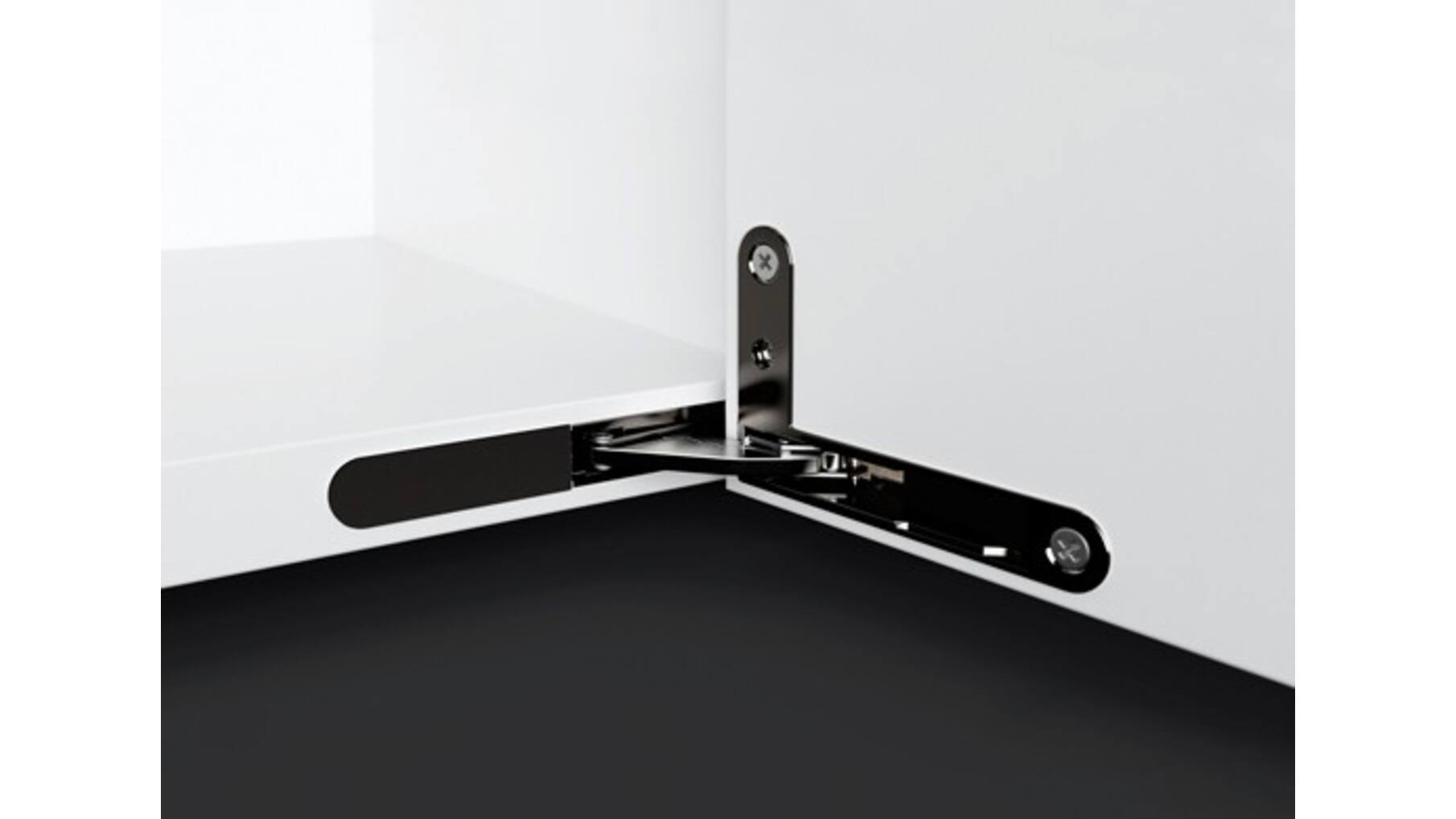 ANKOR DS30 scharnier zwart nikkel rechts, met soft close