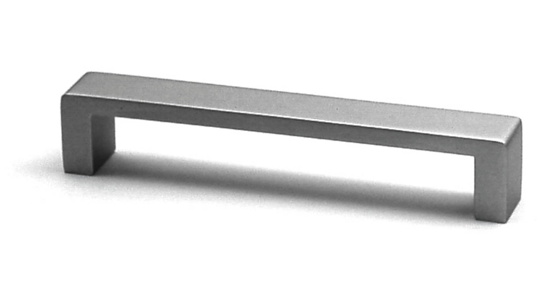 Greep 20x138mm aluminium mat, hartmaat 128mm, hoogte 30mm