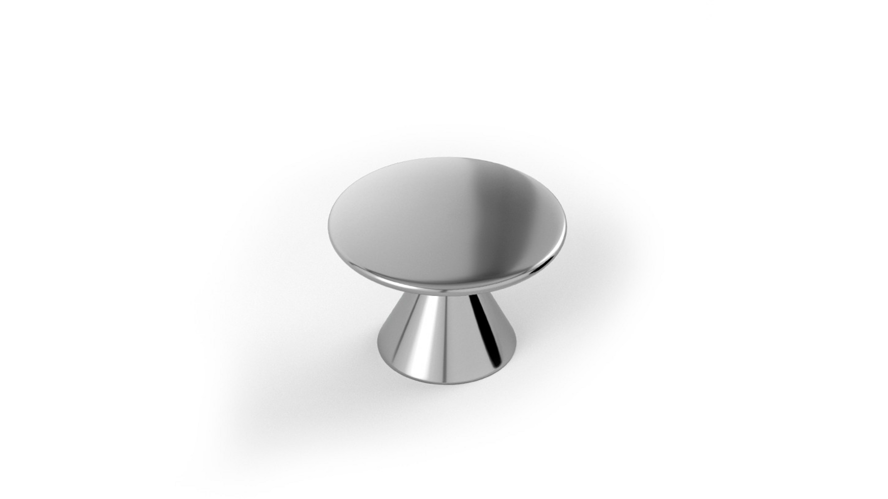 Jashaak DIABOLO glans chroom diameter 60mm, 35mm hoog