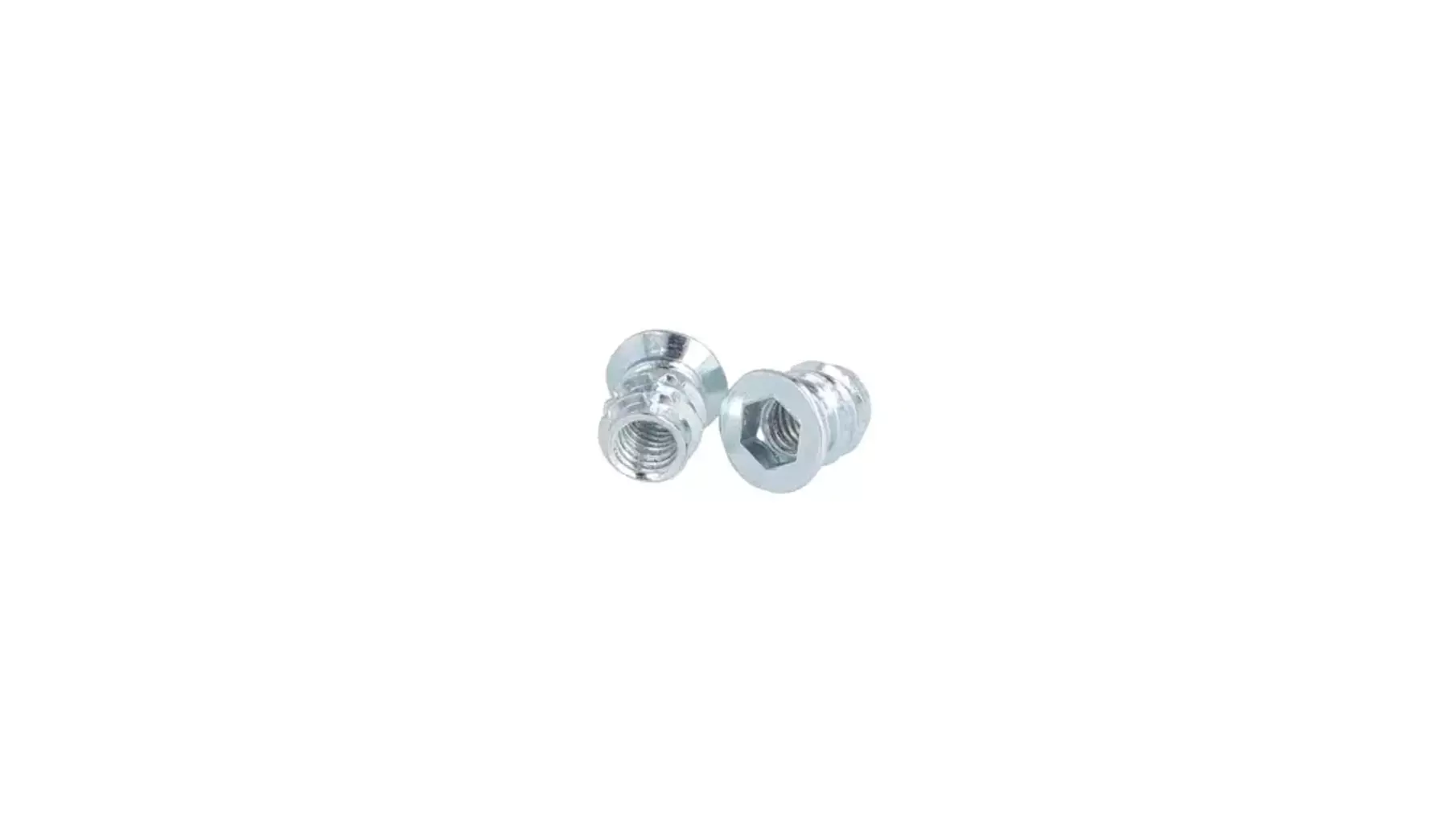 Rampabus staal met rand M6, lengte 12mm, kop 12mm