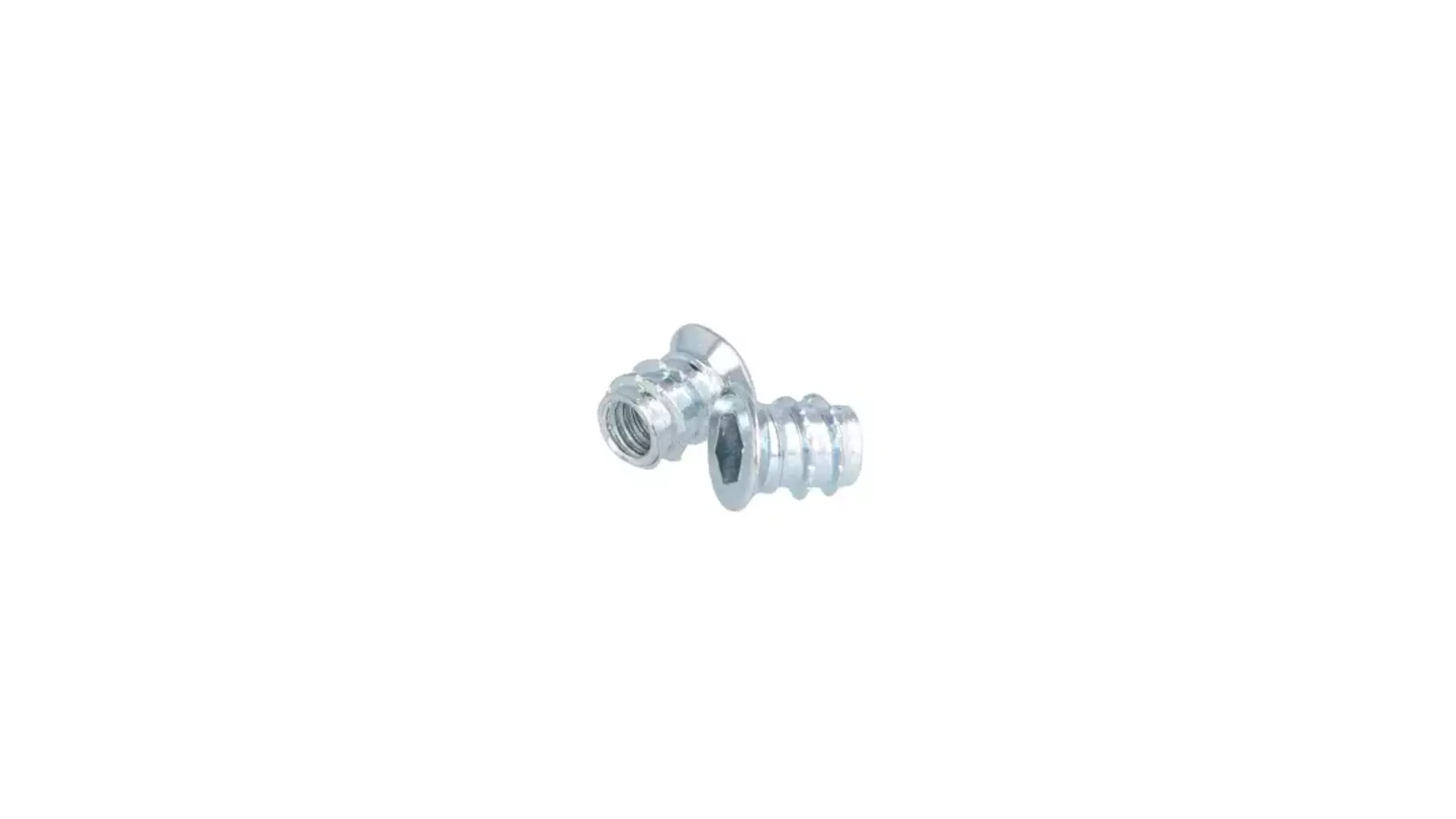 Rampabus staal met rand M6, lengte 12mm, kop 12mm