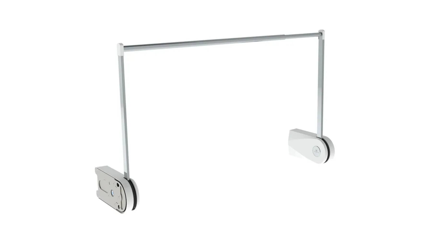 Kledinglift elektrisch wit-daalt 70cm-kast 100-160cm breed