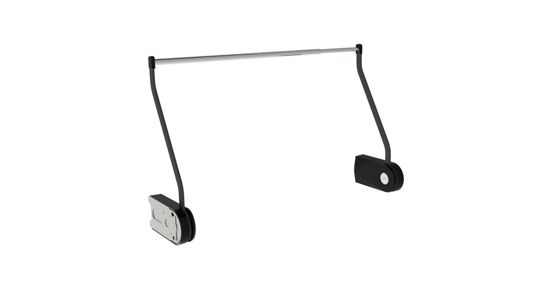 Kledinglift elektrisch zwart-daalt 112cm-kast 60-90cm br.