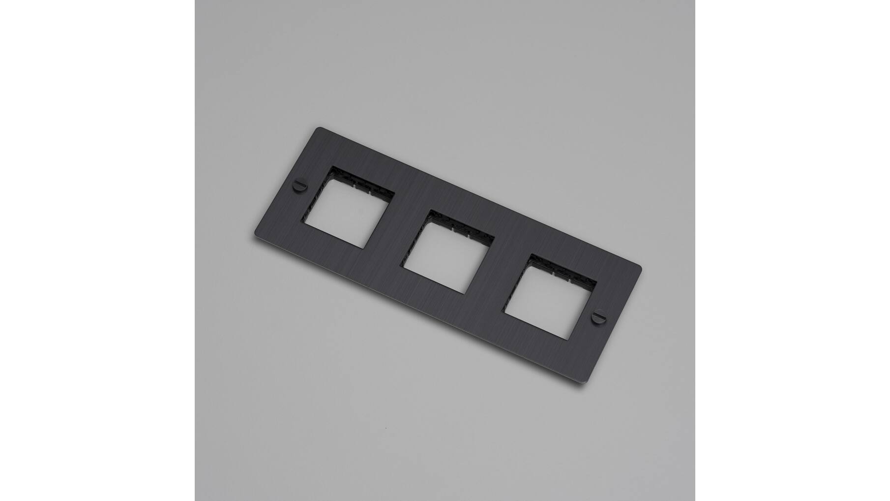 3G Wall Plate/Modules Only/Smoked Bronze