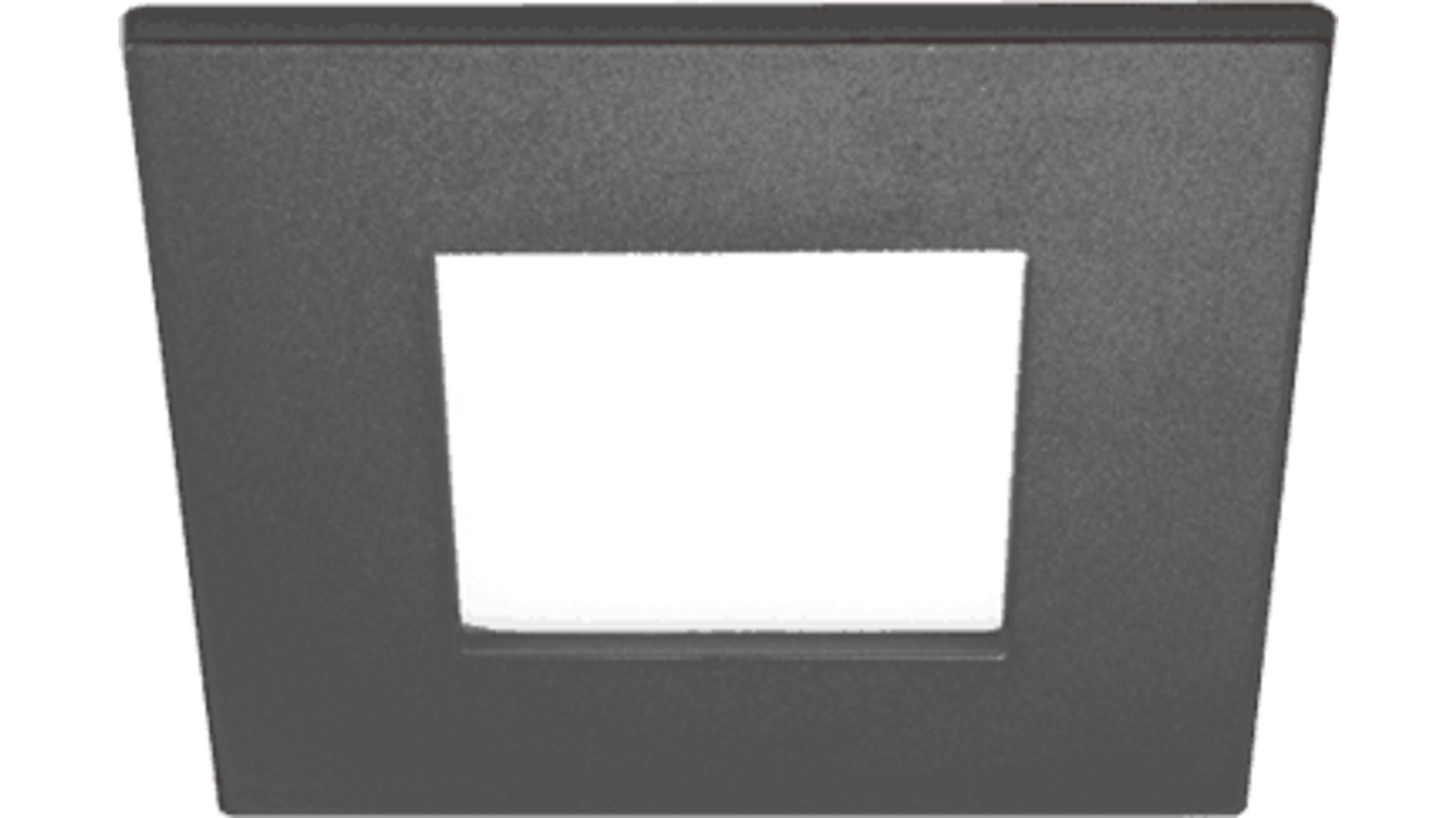 Losse spot Quadrum mat zwart 12Vdc/3W- 2700K