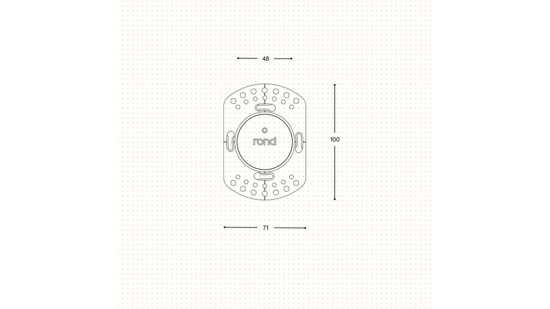 Rond 2.0 Retrofit plaster ring