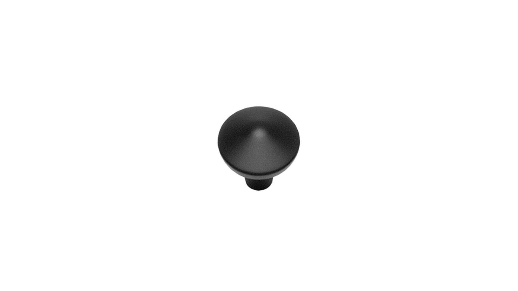 Meubelknop ø 30mm mat zwart