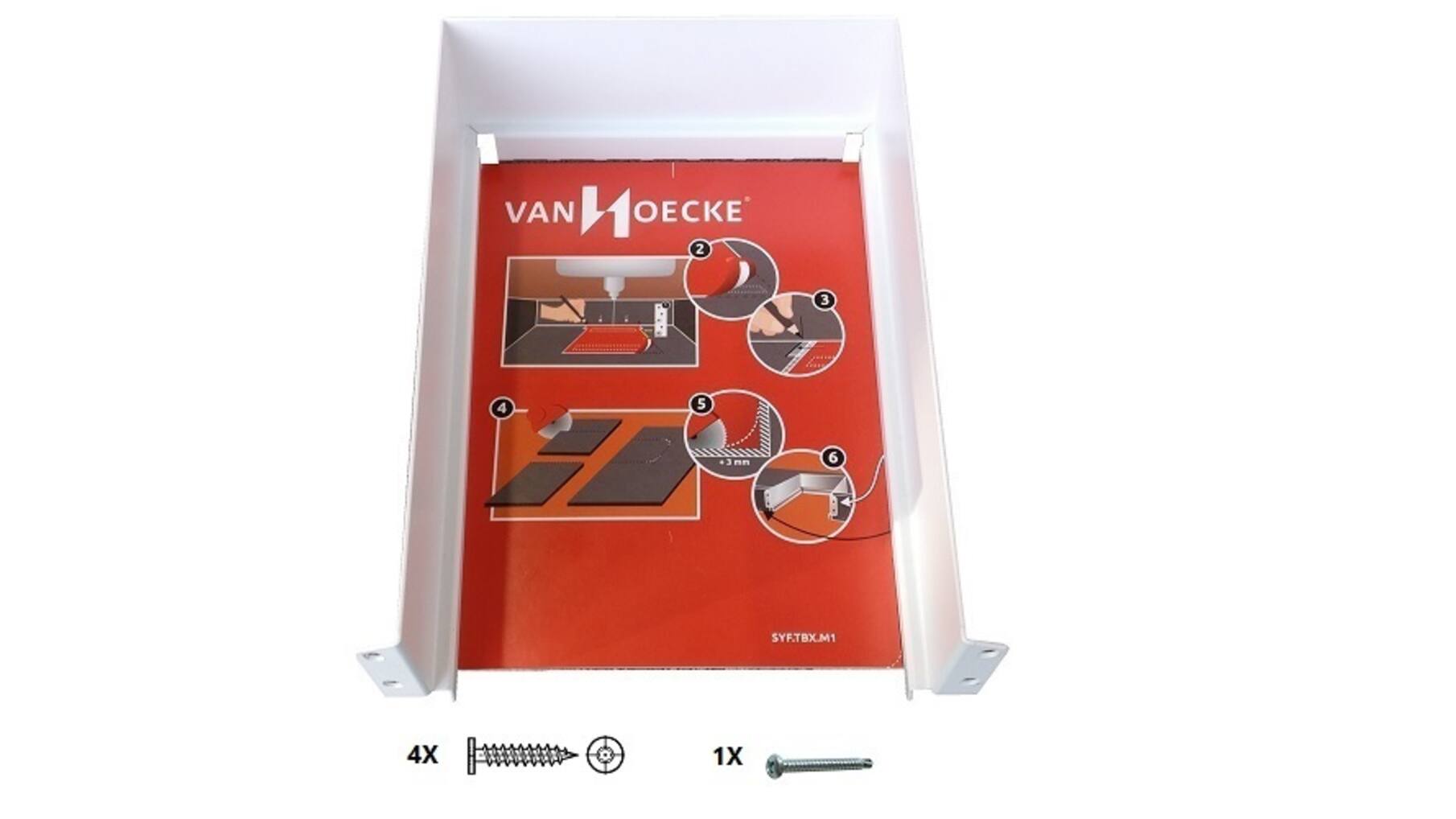 V1 set sifonkap, SYF.TBX.M1 177X248X84TS-M