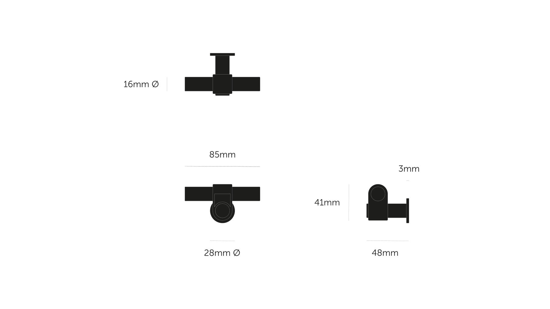 T-Bar/Cast/Welders Black