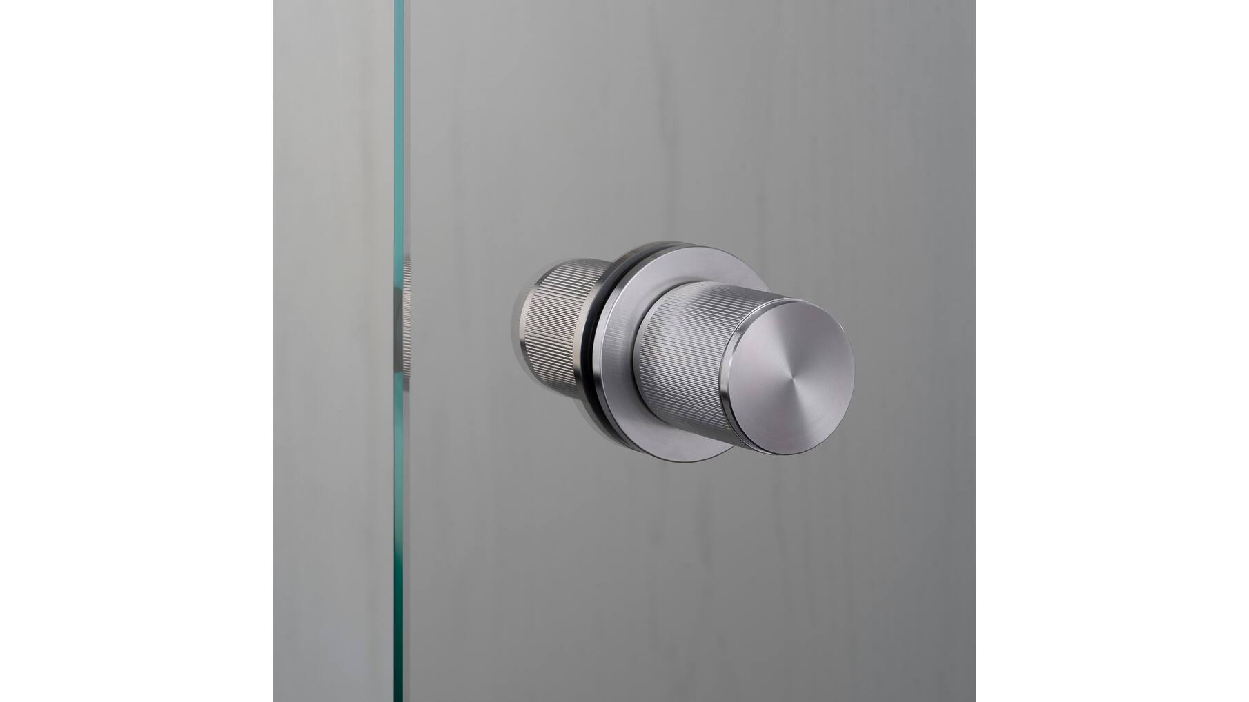 Fixed Door Knob/Double-Sided/Linear/Steel