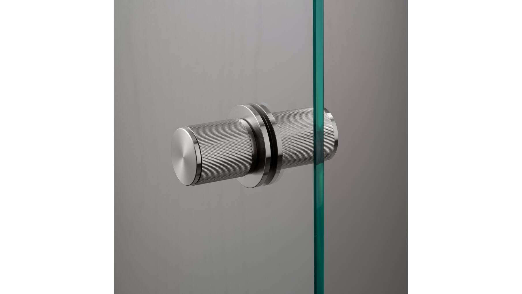 Fixed Door Knob/Double-Sided/Linear/Steel