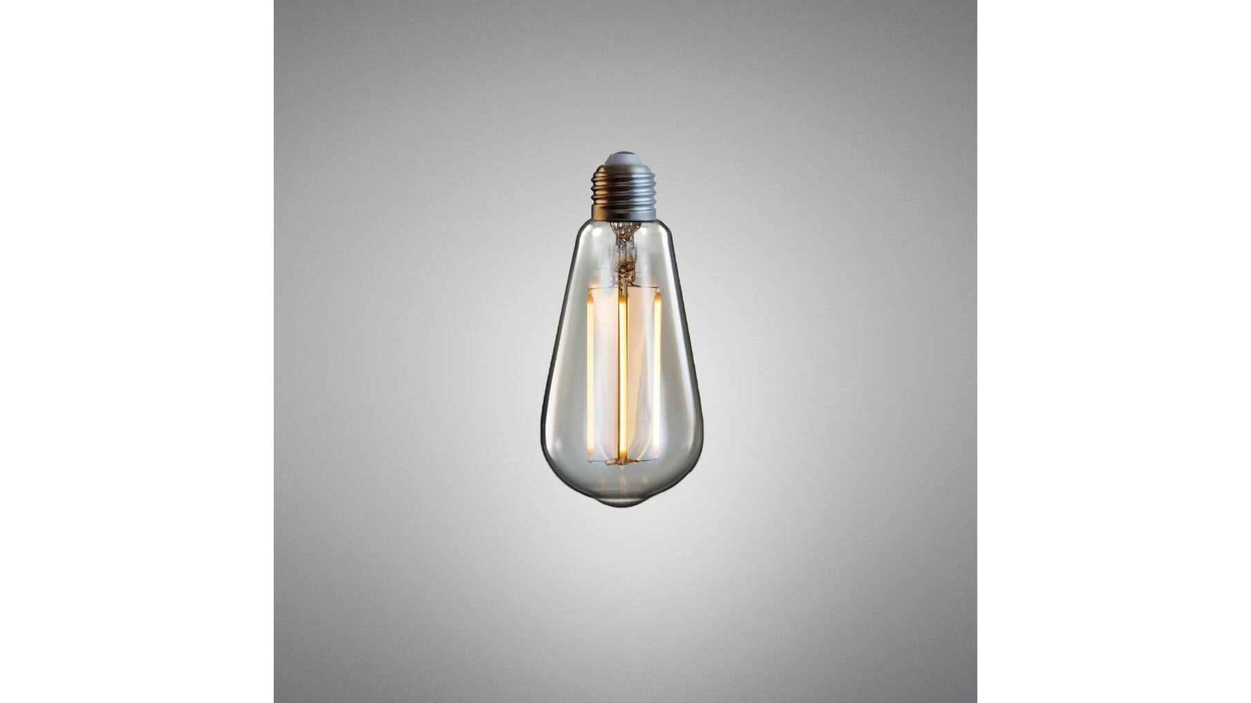Teardrop Led Bulb/E27/Dimmable/Amber