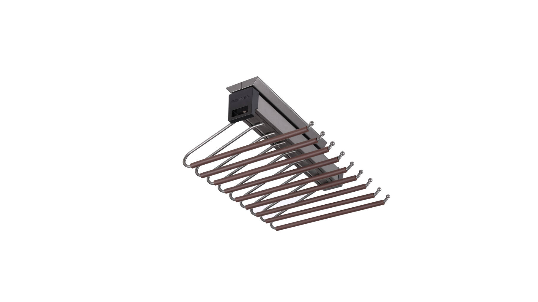 703502  B Series - Top Mounting Trousers Rack Brown