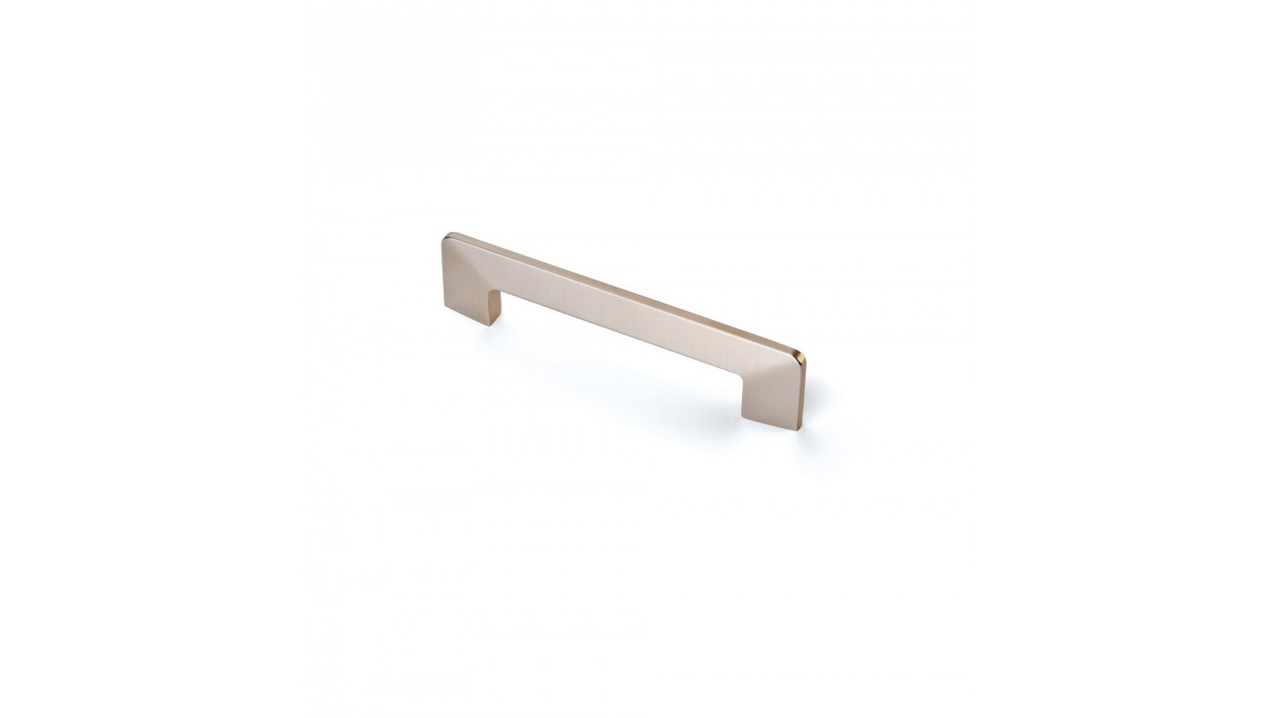 Greep EDGE geborsteld nikkel 124x8x30mm, hartmaat 96mm
