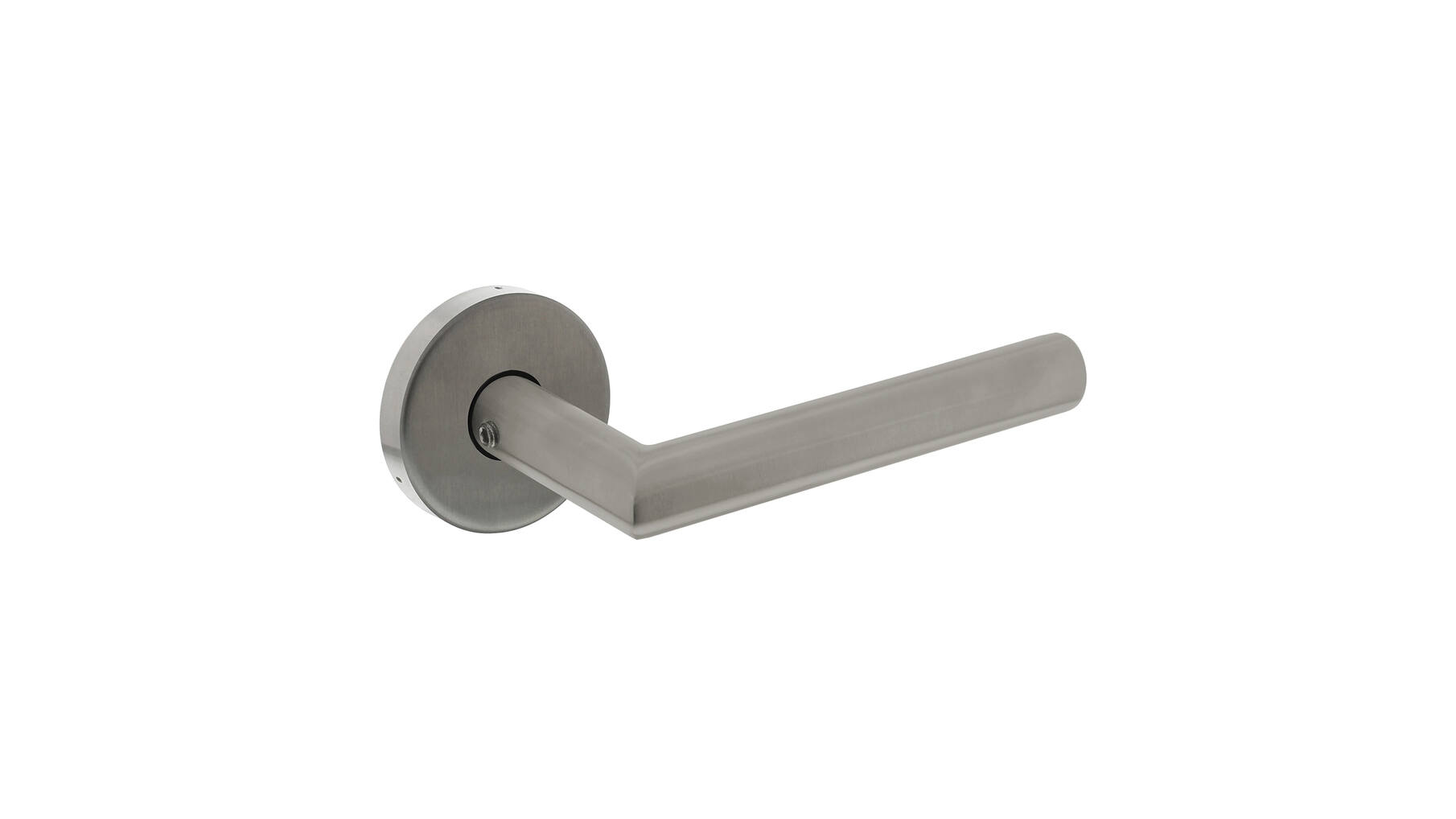 Deurkruk Jura op ronde massieve rozet ø53x10mm