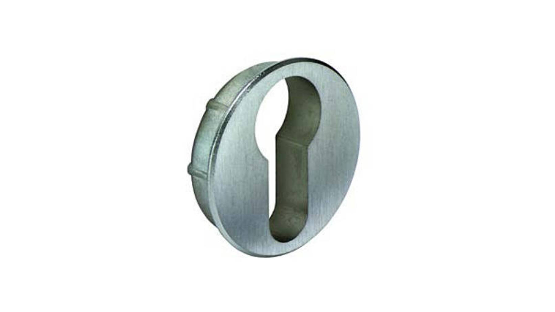 Rozet voor profielcilinders mat nikkel 35mm boring 40mm