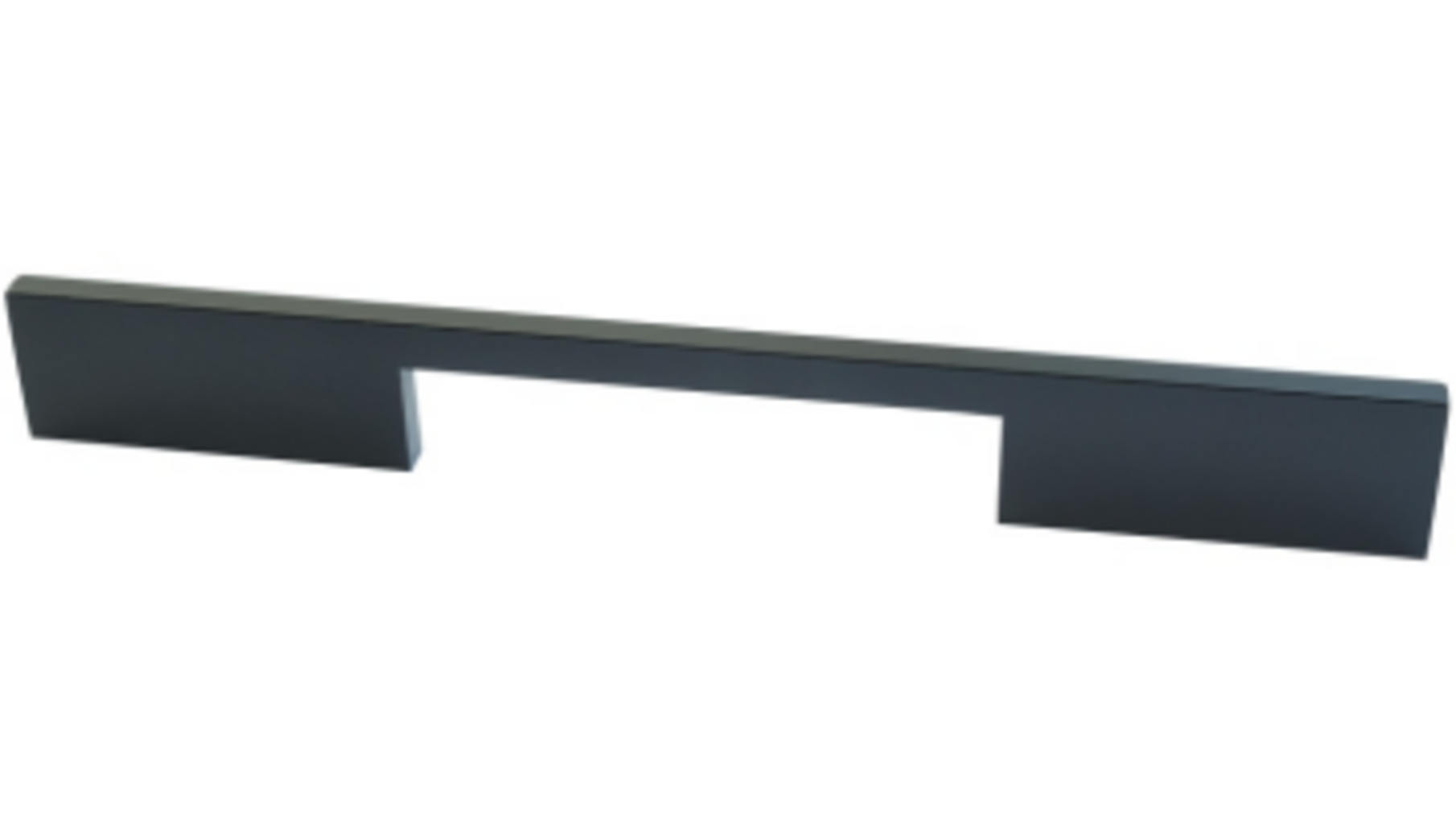 Greep 8x260mm zwart gelakt, hartmaat 192mm, hoogte 32mm
