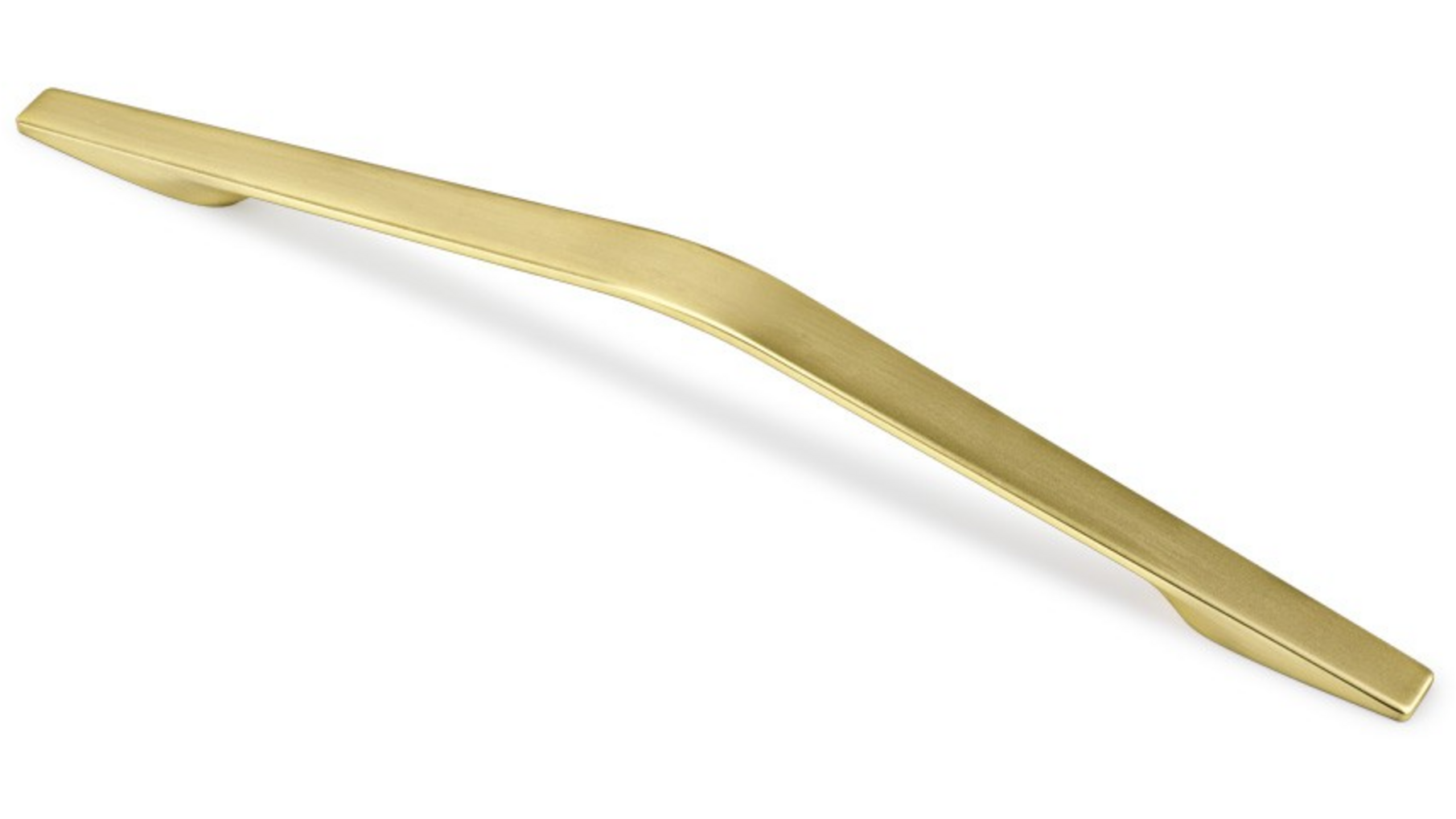 Greep FUJI geborsteld goud 230x20x32, hartmaat 160mm
