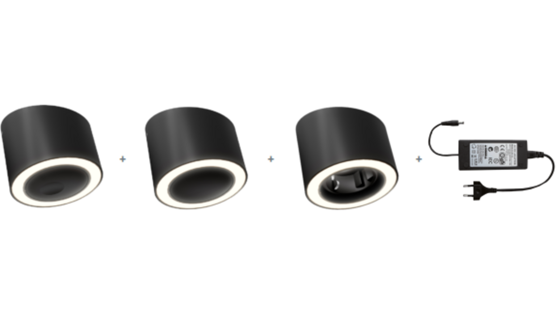 1x Unika mat zwart TD 24V + 1x Unika + 1x Unika WCD + Driver