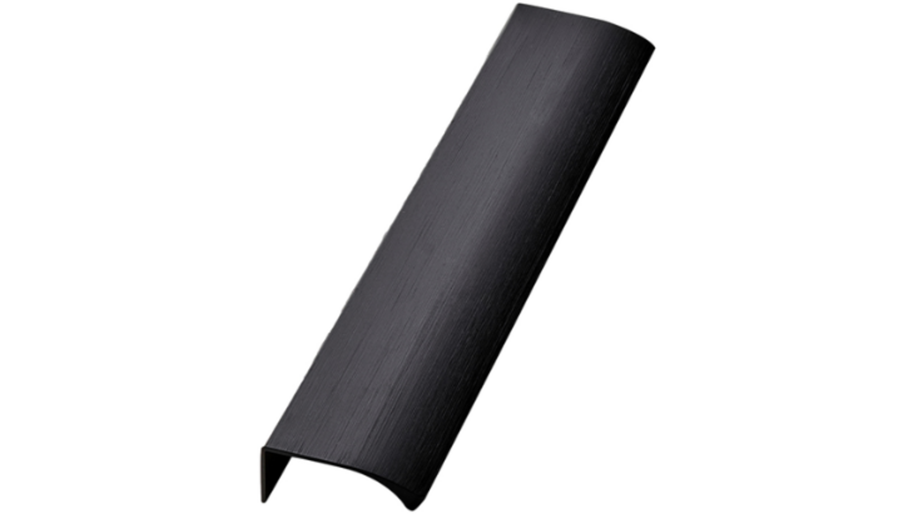 Greep 10x40mm mat zwart geborsteld