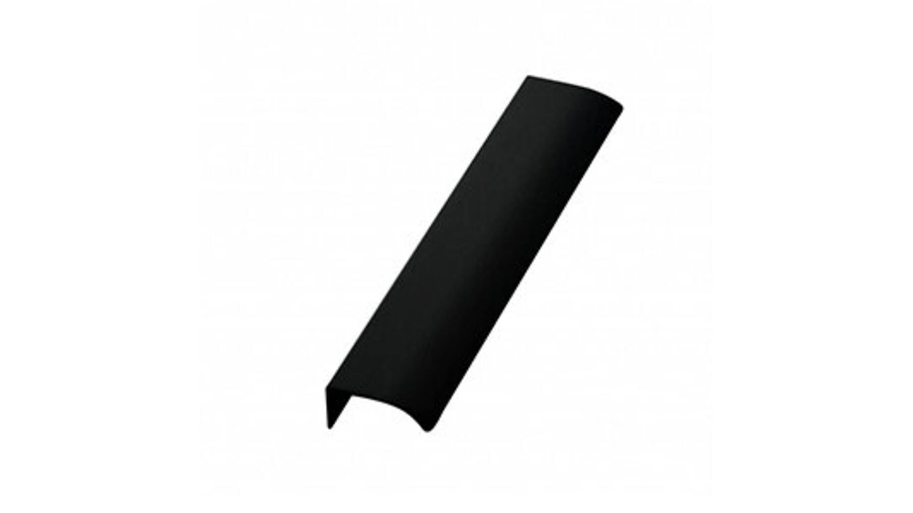 Greep 10x40mm mat zwart geborsteld