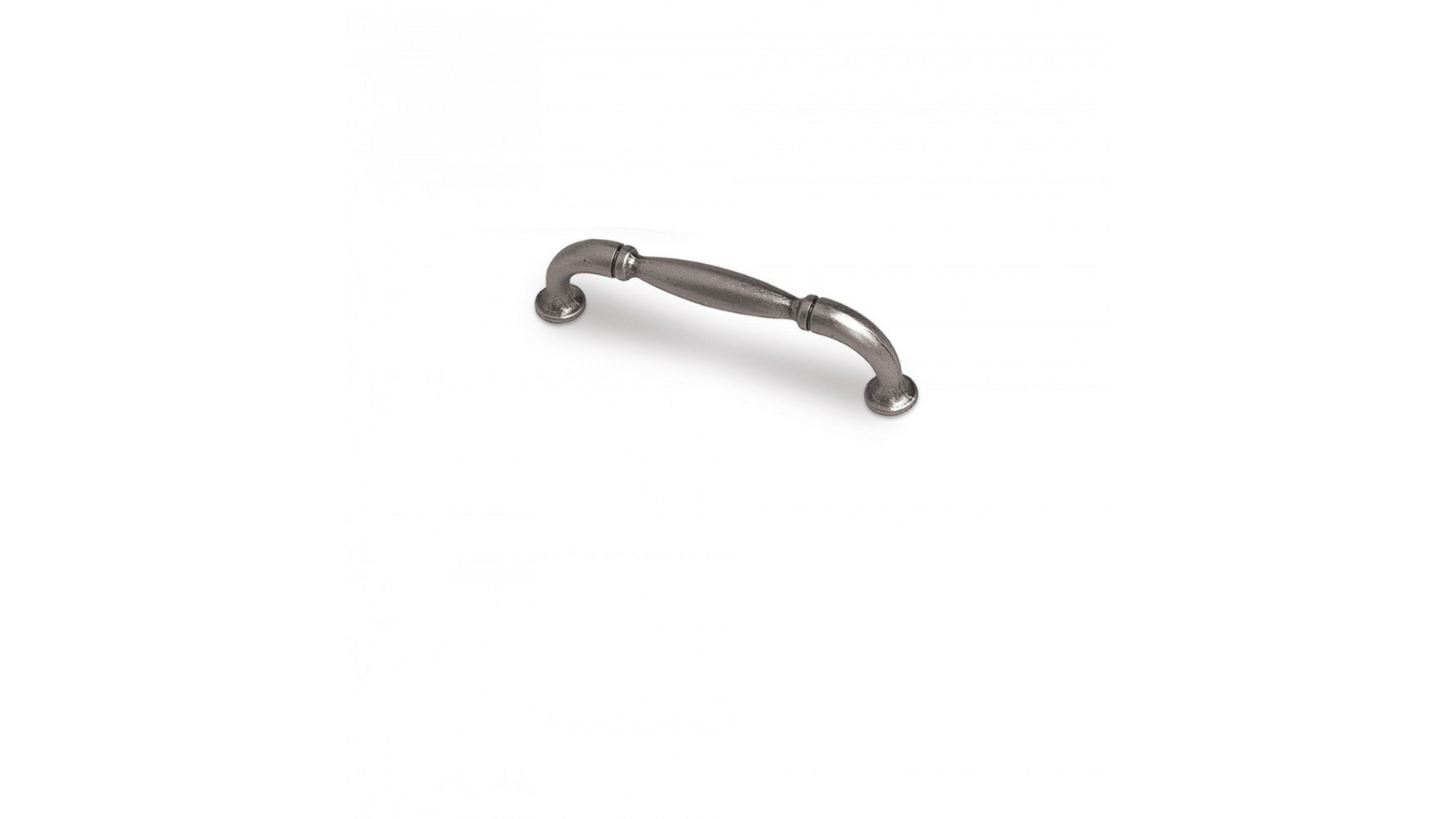 Greep METAL 783 oud tin 110x11mm, hartmaat 96mm