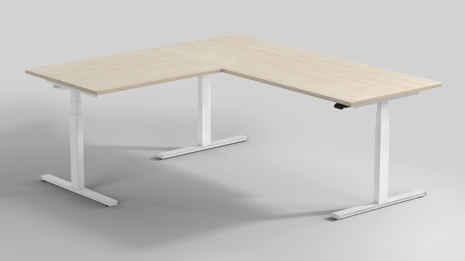 De Milano Hoek. Kleur: Wit RAL9016.