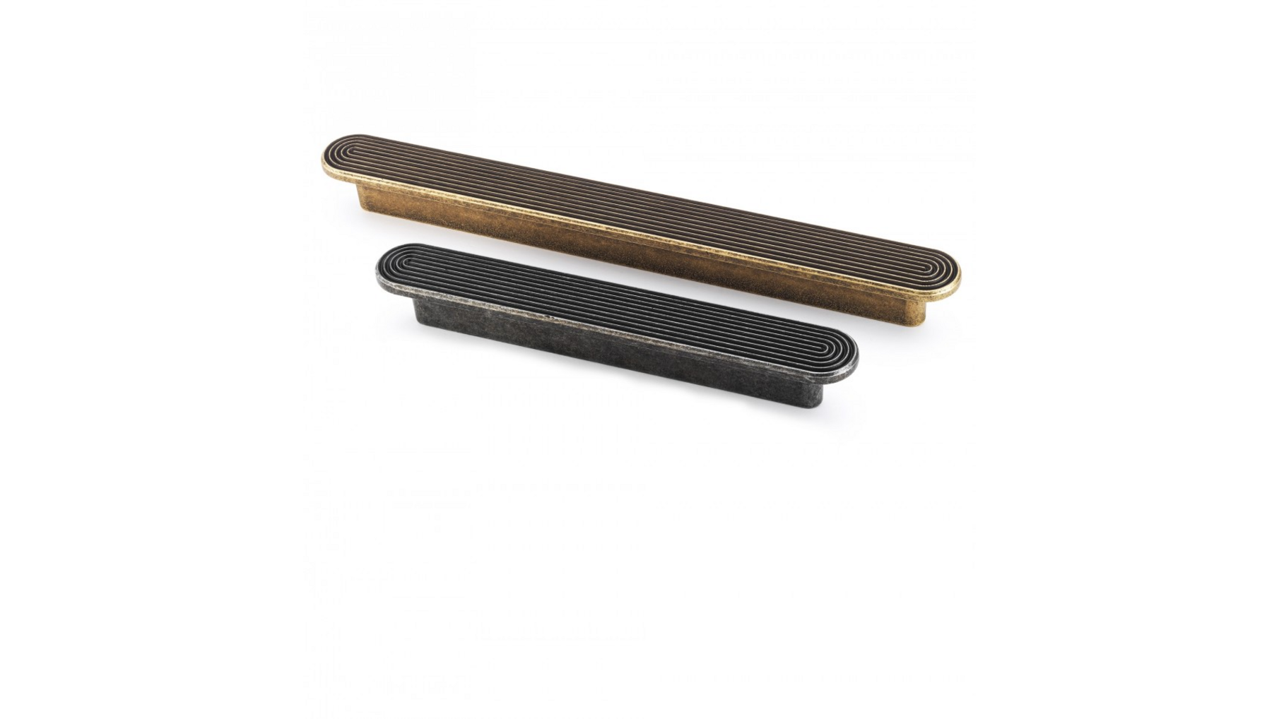 Greep LAPS verguld ovaal 159x22x21mm hartmaat 128/96mm