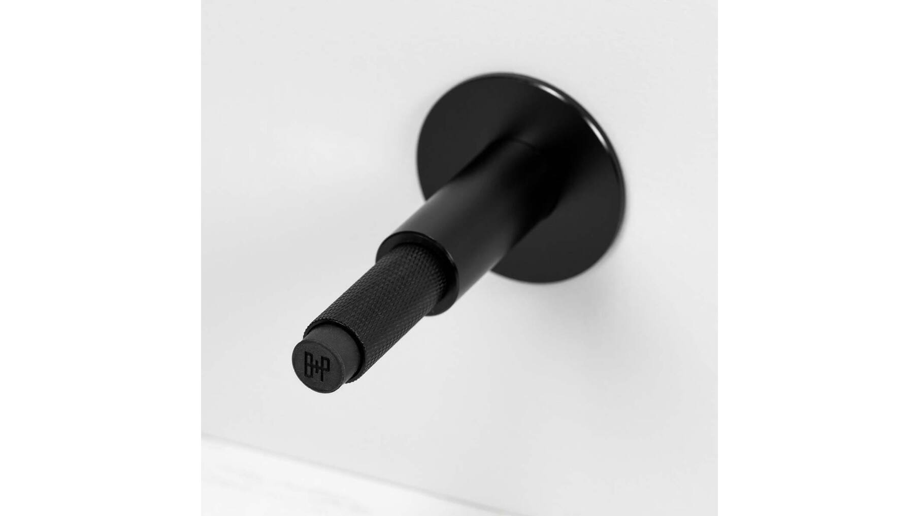 Door Stop/Wall Mounted/Black