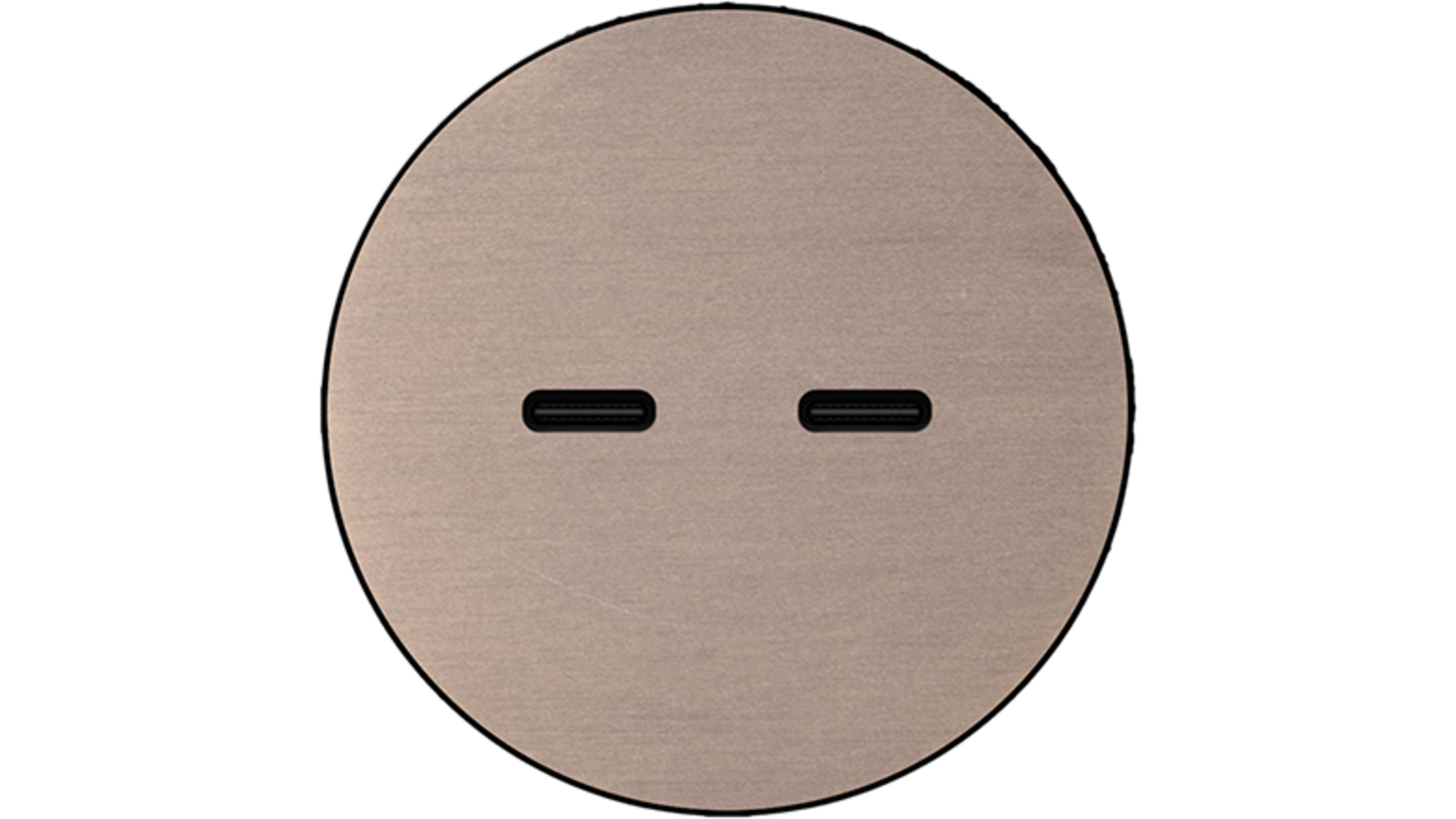 Rond 2.0 USB-C 2X (30W) - t.less - light bronze