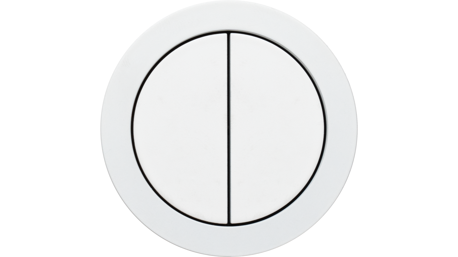 Rond 2.0 Push button 4X- s. trim - white alu