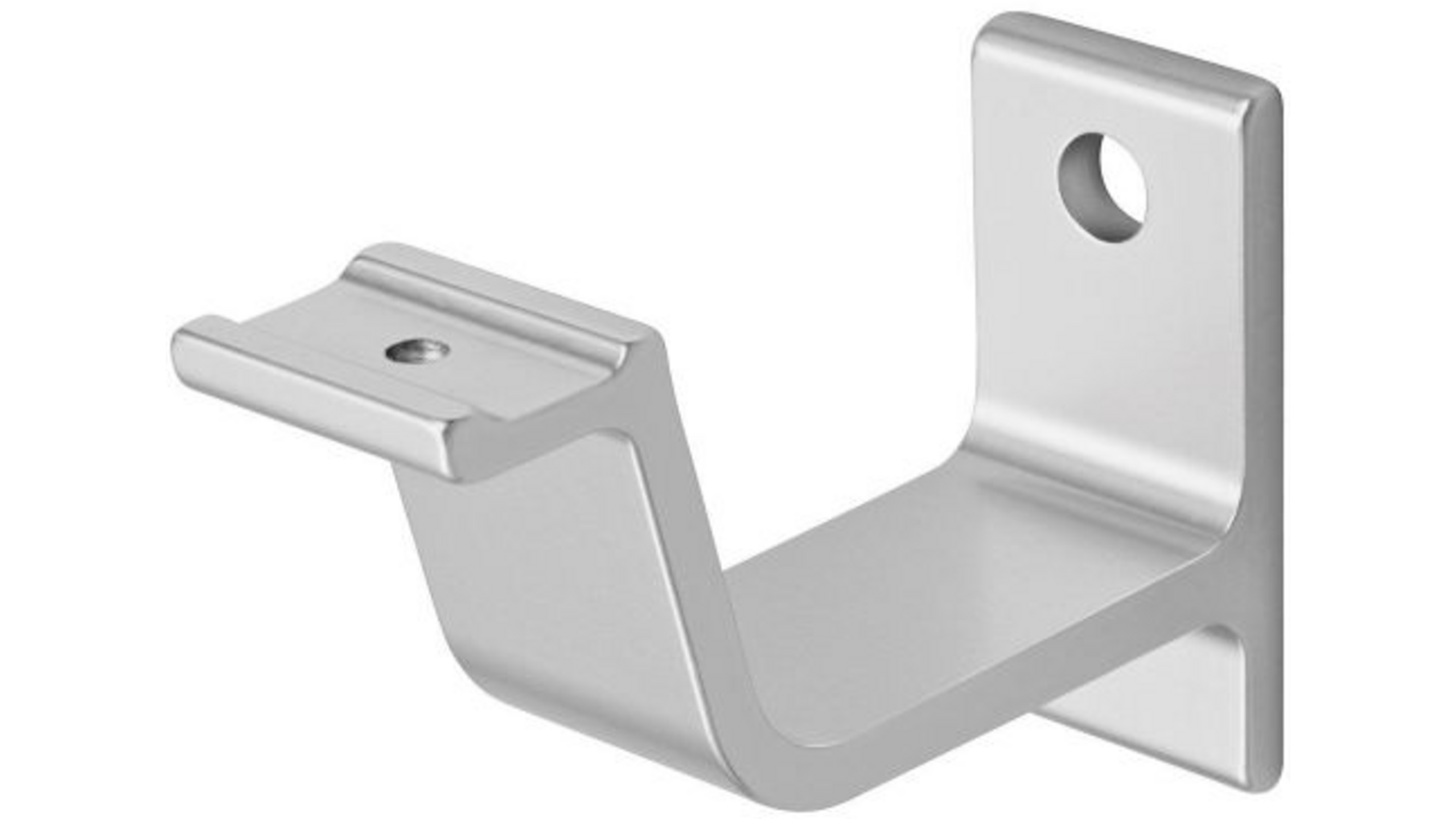 Leuninghouder vlakzadel, profiel, stok M8, naturel