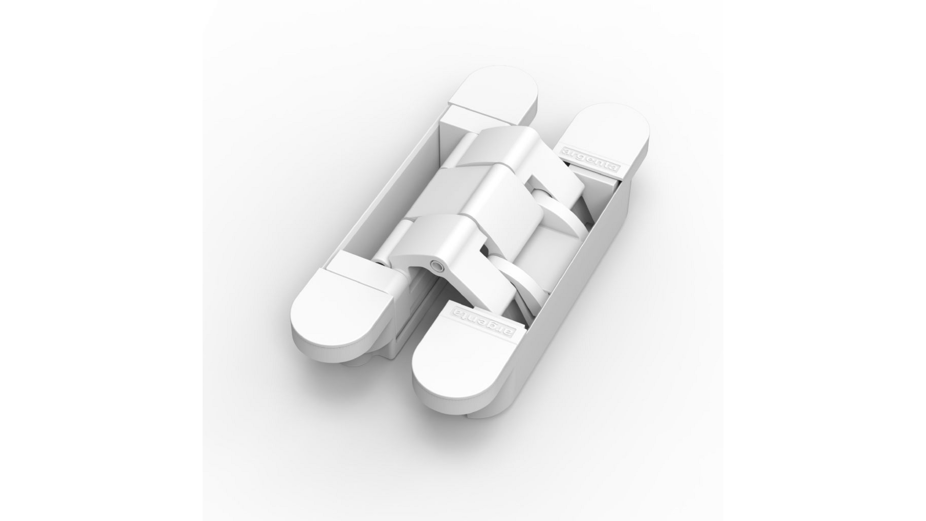 Scharnier invisible NEO-M6 mat wit, RAL 9016, VE=9