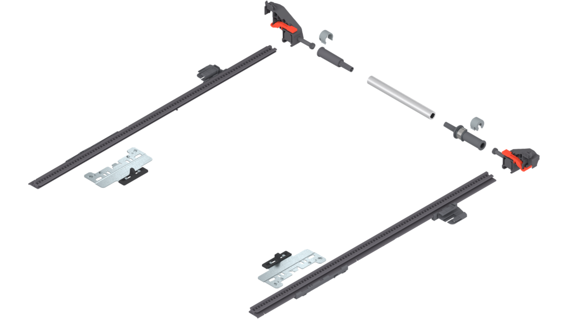 Merivobox stabiliseringsset, NL tot 400mmKleur: R7037