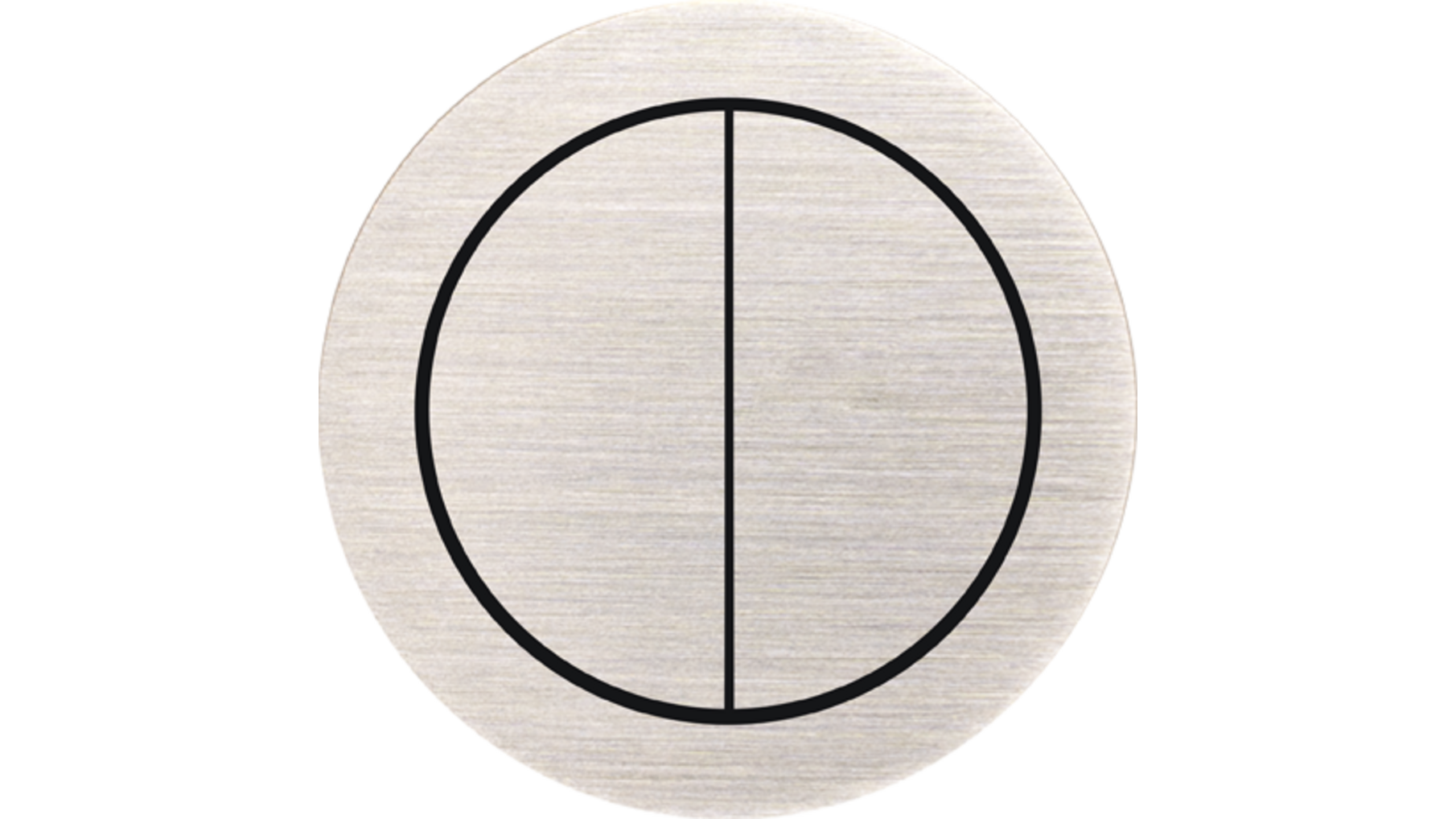 Rond 2.0 Multifit Push button 4X- brushed nickel