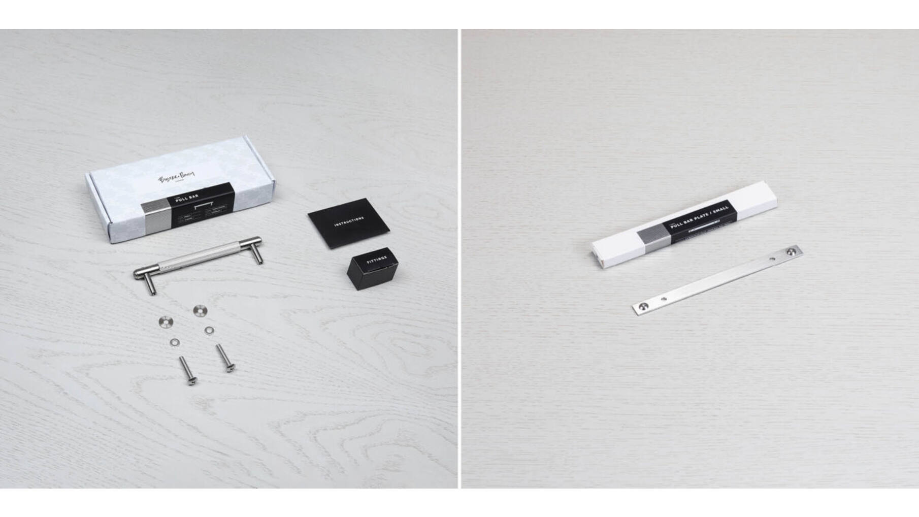 Pull Bar/Plate/Linear/Small 190Mm/Steel (Non US)