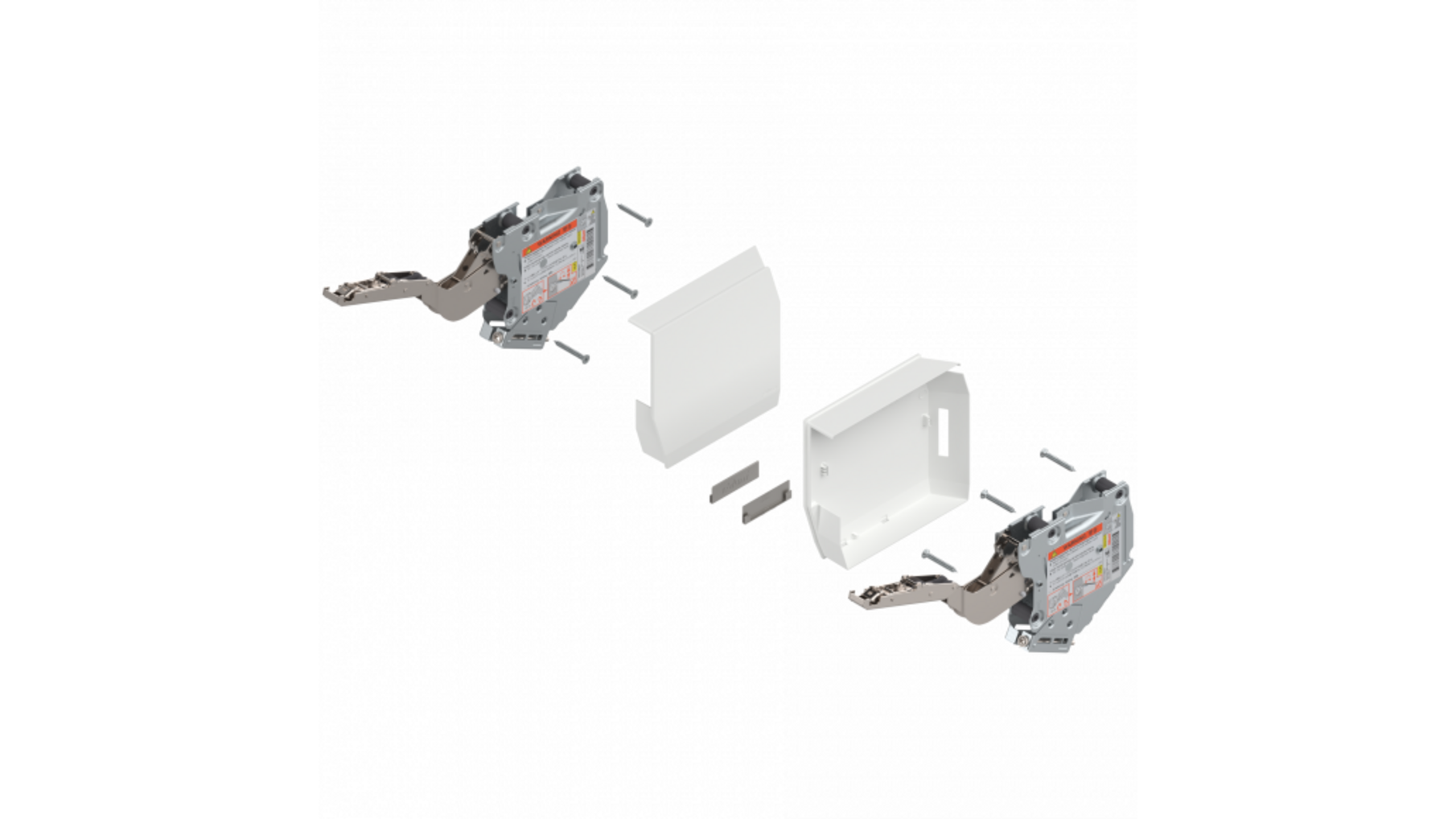 HK-S TIP-ON beslagelementset PF 400-1000, afdekkappen