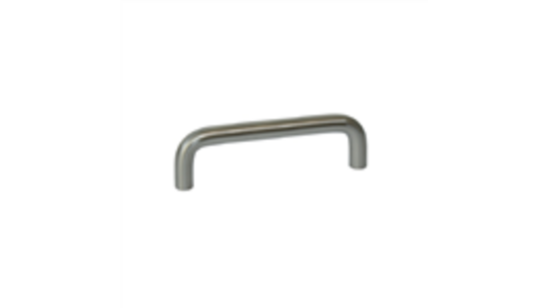Greep 10x224mm recht RVS look, totale lengte 234mm